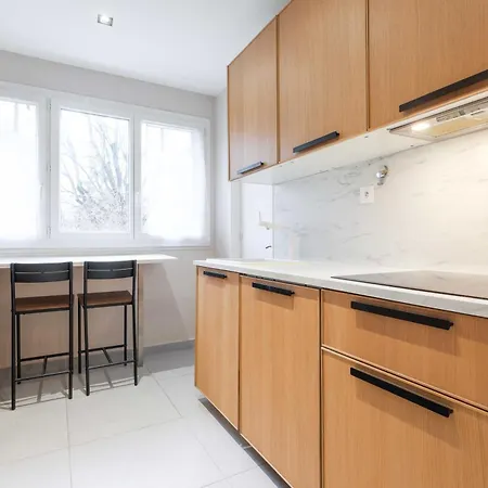 Spacious Flat 5p - 3bdr With Balcony Billancourt